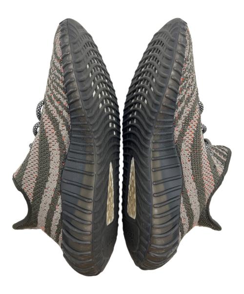 adidas（アディダス）adidas (アディダス) YEEZY BOOST350V2 グレー×オレンジ サイズ:27の古着・服飾アイテム