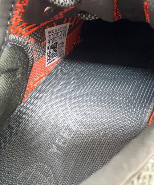 adidas（アディダス）adidas (アディダス) YEEZY BOOST350V2 グレー×オレンジ サイズ:27の古着・服飾アイテム