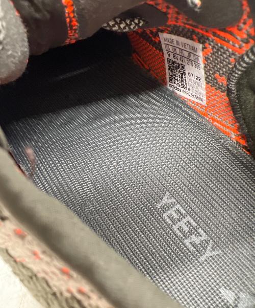 adidas（アディダス）adidas (アディダス) YEEZY BOOST350V2 グレー×オレンジ サイズ:27の古着・服飾アイテム