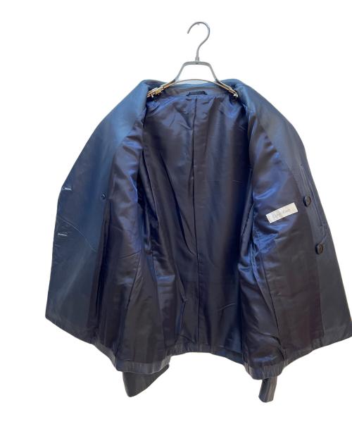 Calvin Klein（カルバンクライン）Calvin Klein (カルバンクライン) レザージャケット ネイビー サイズ:36の古着・服飾アイテム