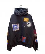 HUFハフ）の古着「パーカー」｜ブラック