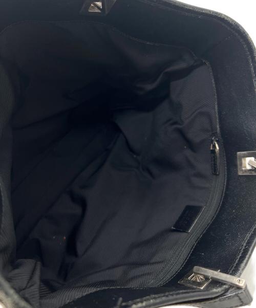 GUCCI（グッチ）GUCCI (グッチ) トートバッグ/GG ブラック×ベージュの古着・服飾アイテム