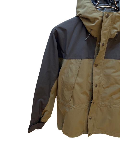 THE NORTH FACE（ザ ノース フェイス）THE NORTH FACE (ザ ノース フェイス) マウンテンライトジャケット ブラック×オリーブ サイズ:Sの古着・服飾アイテム