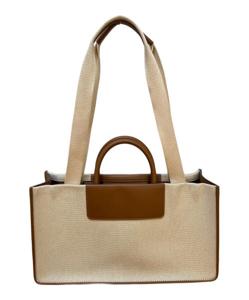 CHARLES & KEITH（チャールズアンドキース）CHARLES & KEITH (チャールズアンドキース) 2WAYバッグ ベージュ×ブラウンの古着・服飾アイテム