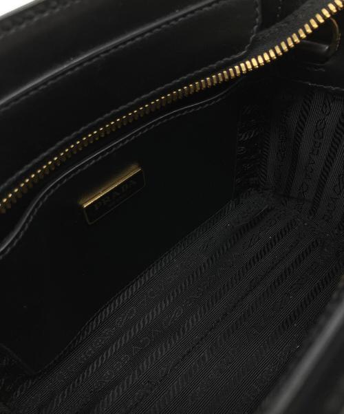 PRADA（プラダ）PRADA (プラダ) ショルダーバッグ/ガリレア･サフィアーノ ブラックの古着・服飾アイテム