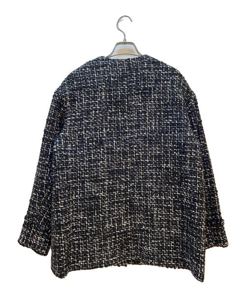 URBAN RESEARCH（アーバンリサーチ）URBAN RESEARCH (アーバンリサーチ) ラメツイードジャケット ブラック サイズ:38の古着・服飾アイテム