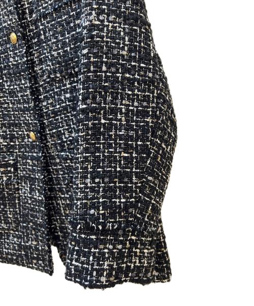 URBAN RESEARCH（アーバンリサーチ）URBAN RESEARCH (アーバンリサーチ) ラメツイードジャケット ブラック サイズ:38の古着・服飾アイテム