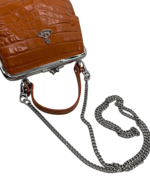 Vivienne Westwood（ヴィヴィアンウエストウッド）Vivienne Westwood (ヴィヴィアンウエストウッド) 2WAYバッグ オレンジの古着・服飾アイテム