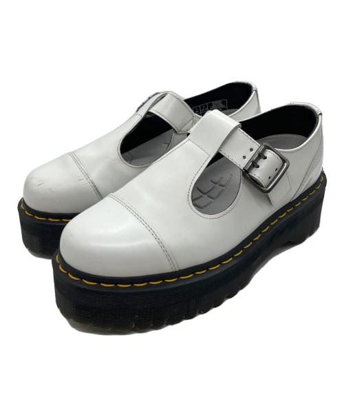Dr.Martens（ドクターマーチン）Dr.Martens (ドクターマーチン) 厚底メリージェーンシューズ ホワイト サイズ:UK 5の古着・服飾アイテム