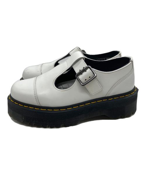 Dr.Martens（ドクターマーチン）Dr.Martens (ドクターマーチン) 厚底メリージェーンシューズ ホワイト サイズ:UK 5の古着・服飾アイテム