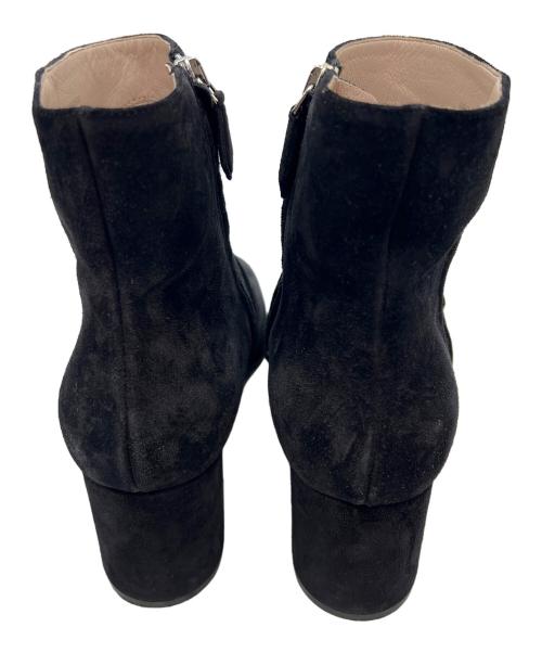 MIU MIU（ミュウミュウ）MIU MIU (ミュウミュウ) ブーティ ブラック サイズ:SIZE 37 1/2の古着・服飾アイテム