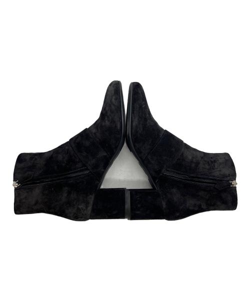 MIU MIU（ミュウミュウ）MIU MIU (ミュウミュウ) ブーティ ブラック サイズ:SIZE 37 1/2の古着・服飾アイテム