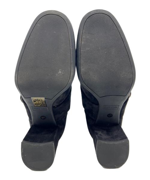 MIU MIU（ミュウミュウ）MIU MIU (ミュウミュウ) ブーティ ブラック サイズ:SIZE 37 1/2の古着・服飾アイテム