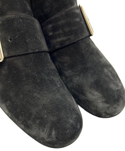 MIU MIU（ミュウミュウ）MIU MIU (ミュウミュウ) ブーティ ブラック サイズ:SIZE 37 1/2の古着・服飾アイテム