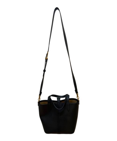 CHARLES & KEITH（チャールズアンドキース）CHARLES & KEITH (チャールズアンドキース) Beryl ベリル リサイクルレザーバケツバッグ ブラックの古着・服飾アイテム