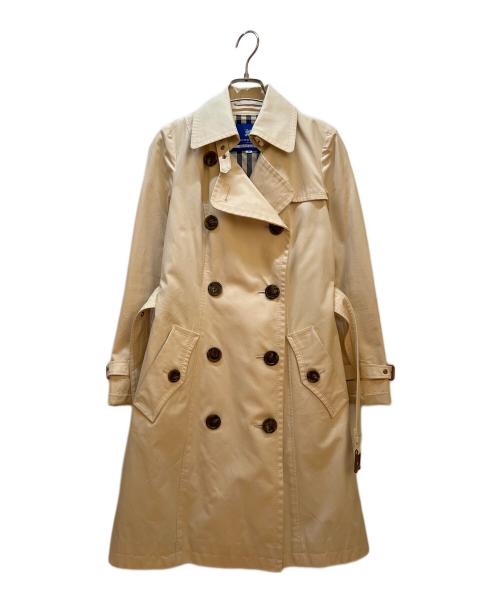 BURBERRY BLUE LABEL（バーバリー ブルー レーベル）BURBERRY BLUE LABEL (バーバリー ブルー レーベル) トレンチコート アイボリー サイズ:38の古着・服飾アイテム