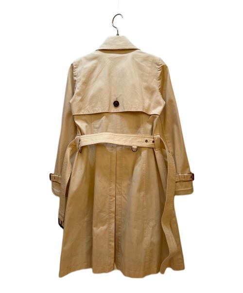 BURBERRY BLUE LABEL（バーバリー ブルー レーベル）BURBERRY BLUE LABEL (バーバリー ブルー レーベル) トレンチコート アイボリー サイズ:38の古着・服飾アイテム