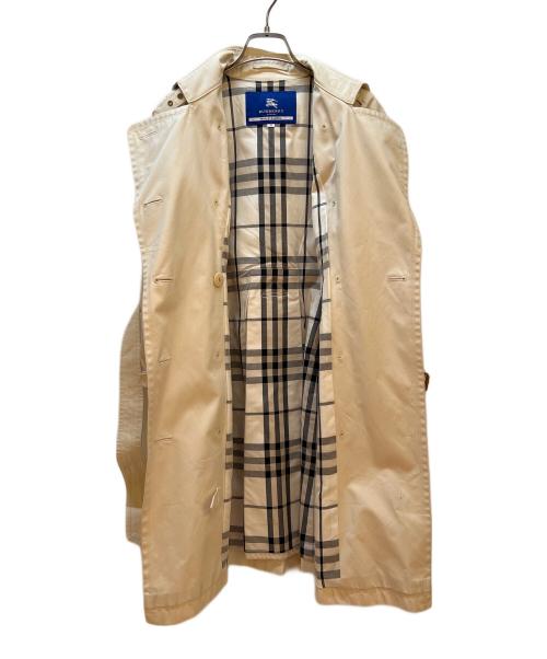 BURBERRY BLUE LABEL（バーバリー ブルー レーベル）BURBERRY BLUE LABEL (バーバリー ブルー レーベル) トレンチコート アイボリー サイズ:38の古着・服飾アイテム