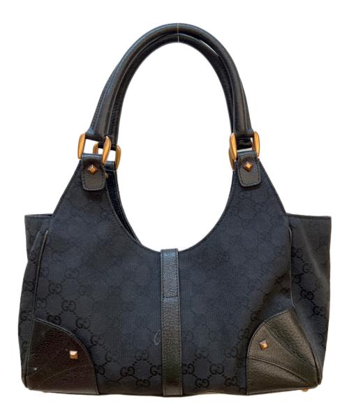 GUCCI（グッチ）GUCCI (グッチ) ハンドバッグ ブラックの古着・服飾アイテム