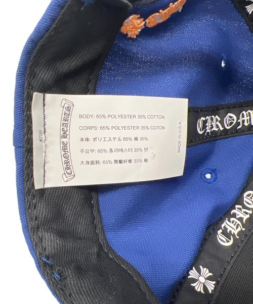 CHROME HEARTS（クロムハーツ）CHROME HEARTS (クロムハーツ) 5パネルベースボールキャップ ブルーの古着・服飾アイテム