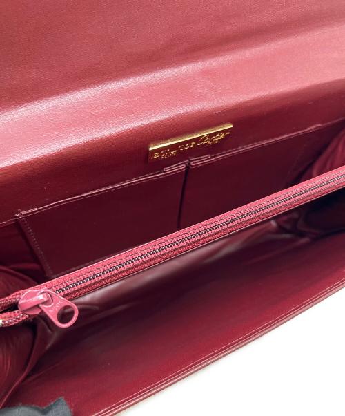 Cartier（カルティエ）Cartier (カルティエ) チェーンショルダーバッグ ボルドーの古着・服飾アイテム