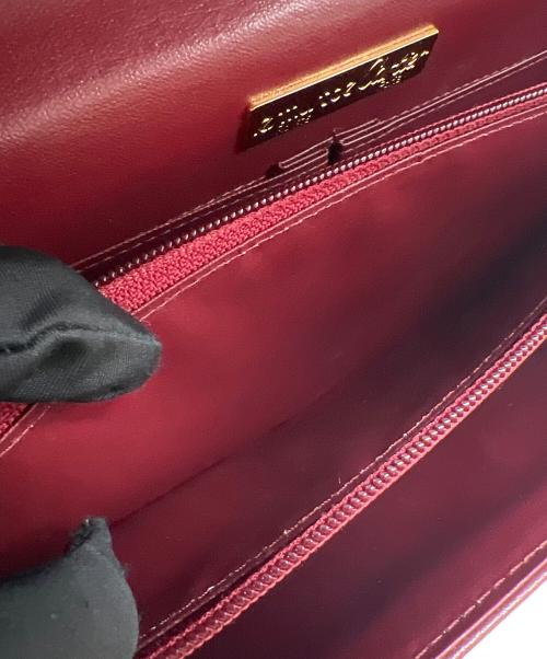 Cartier（カルティエ）Cartier (カルティエ) チェーンショルダーバッグ ボルドーの古着・服飾アイテム