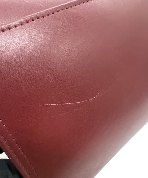 Cartier（カルティエ）Cartier (カルティエ) チェーンショルダーバッグ ボルドーの古着・服飾アイテム