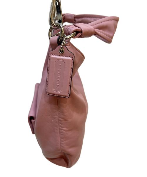 COACH（コーチ）COACH (コーチ) 2WAYショルダーバッグ ピンクの古着・服飾アイテム