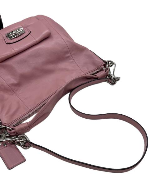 COACH（コーチ）COACH (コーチ) 2WAYショルダーバッグ ピンクの古着・服飾アイテム