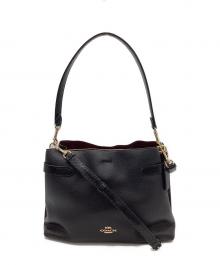 COACH（コーチ）の古着「ハンナショルダーバッグ」｜ブラック