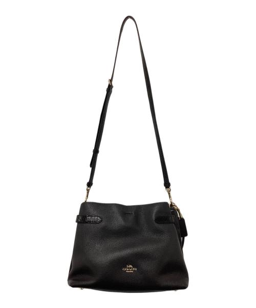 COACH（コーチ）COACH (コーチ) ハンナショルダーバッグ ブラックの古着・服飾アイテム
