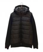 BLACK LABEL CRESTBRIDGEブラックレーベル クレストブリッジ）の古着「中綿ジャケット」｜ブラック