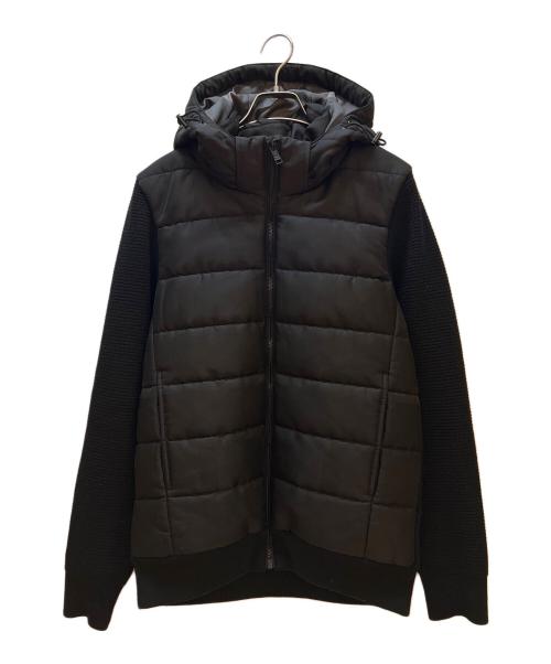 BLACK LABEL CRESTBRIDGE（ブラックレーベル クレストブリッジ）BLACK LABEL CRESTBRIDGE (ブラックレーベル クレストブリッジ) 中綿ジャケット ブラック サイズ:Lの古着・服飾アイテム
