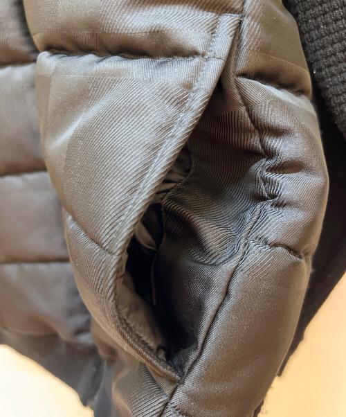 BLACK LABEL CRESTBRIDGE（ブラックレーベル クレストブリッジ）BLACK LABEL CRESTBRIDGE (ブラックレーベル クレストブリッジ) 中綿ジャケット ブラック サイズ:Lの古着・服飾アイテム