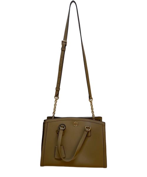 MICHAEL KORS（マイケルコース）MICHAEL KORS (マイケルコース) 2WAYバッグ ブラウンの古着・服飾アイテム