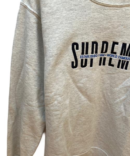SUPREME（シュプリーム）SUPREME (シュプリーム) スウェット ライトグレー サイズ:Sの古着・服飾アイテム