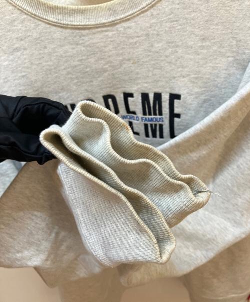 SUPREME（シュプリーム）SUPREME (シュプリーム) スウェット ライトグレー サイズ:Sの古着・服飾アイテム