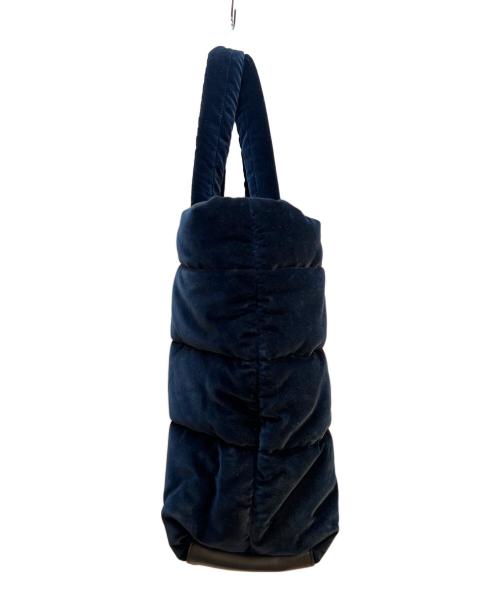 MONCLER（モンクレール）MONCLER (モンクレール) パウダー トートバッグ ブルーの古着・服飾アイテム