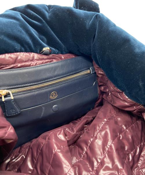 MONCLER（モンクレール）MONCLER (モンクレール) パウダー トートバッグ ブルーの古着・服飾アイテム