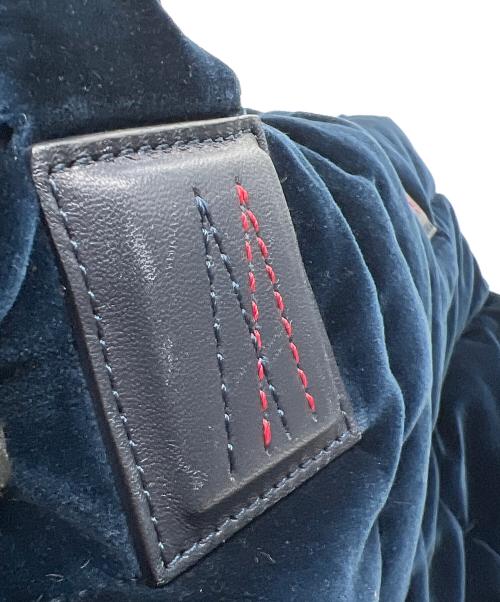 MONCLER（モンクレール）MONCLER (モンクレール) パウダー トートバッグ ブルーの古着・服飾アイテム