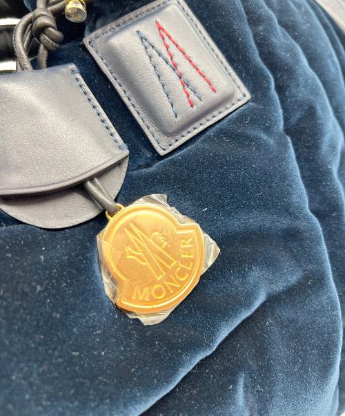 MONCLER（モンクレール）MONCLER (モンクレール) パウダー トートバッグ ブルーの古着・服飾アイテム