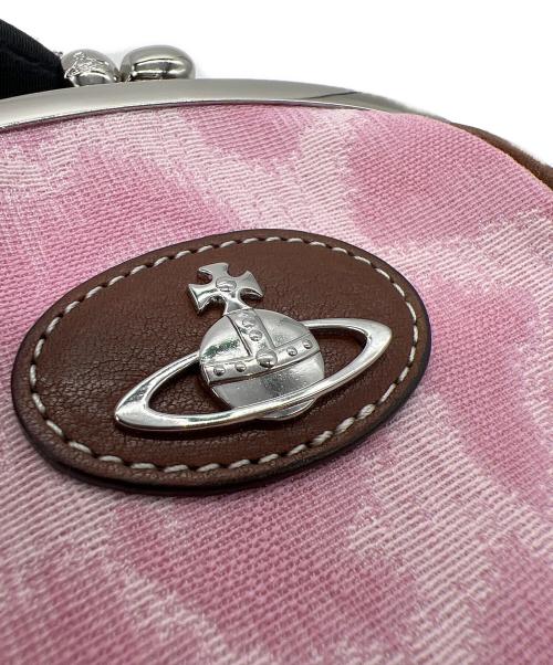 Vivienne Westwood（ヴィヴィアンウエストウッド）Vivienne Westwood (ヴィヴィアンウエストウッド) がま口ポーチ ピンクの古着・服飾アイテム