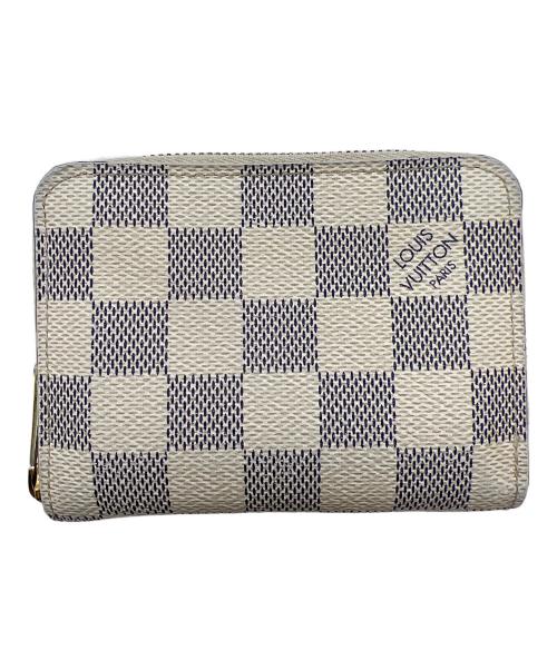 LOUIS VUITTON（ルイ ヴィトン）LOUIS VUITTON (ルイ ヴィトン) ラウンドファスナー財布 ホワイトの古着・服飾アイテム