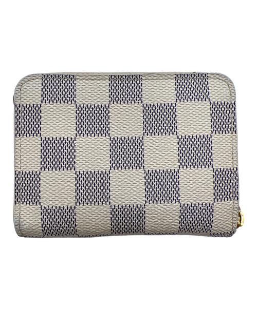 LOUIS VUITTON（ルイ ヴィトン）LOUIS VUITTON (ルイ ヴィトン) ラウンドファスナー財布 ホワイトの古着・服飾アイテム
