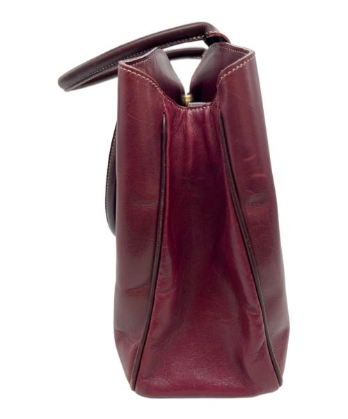 Vivienne Westwood（ヴィヴィアンウエストウッド）Vivienne Westwood (ヴィヴィアンウエストウッド) トートバッグ ワインレッドの古着・服飾アイテム