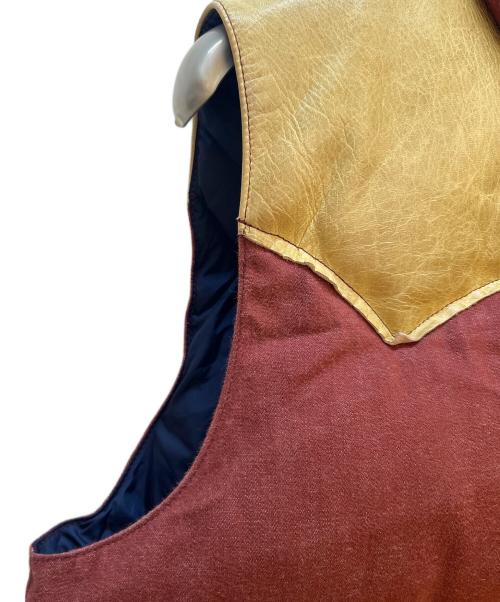 RockyMountainFeatherBed（ロッキーマウンテンフェザーベッド）RockyMountainFeatherBed (ロッキーマウンテンフェザーベッド) WAREHOUSE (ウエアハウス) ダウンベスト ブラウン サイズ:38の古着・服飾アイテム