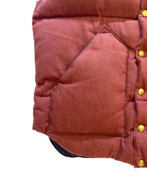 RockyMountainFeatherBed（ロッキーマウンテンフェザーベッド）RockyMountainFeatherBed (ロッキーマウンテンフェザーベッド) WAREHOUSE (ウエアハウス) ダウンベスト ブラウン サイズ:38の古着・服飾アイテム