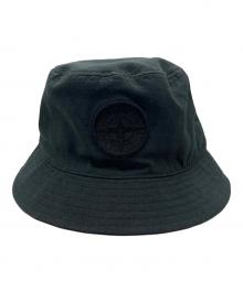 STONE ISLAND（ストーンアイランド）の古着「バケットハット」｜ブラック
