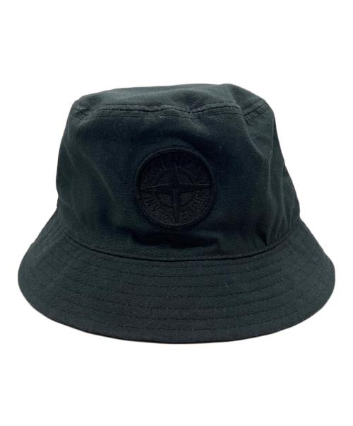 STONE ISLAND（ストーンアイランド）STONE ISLAND (ストーンアイランド) バケットハット ブラックの古着・服飾アイテム