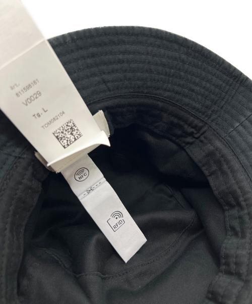 STONE ISLAND（ストーンアイランド）STONE ISLAND (ストーンアイランド) バケットハット ブラックの古着・服飾アイテム